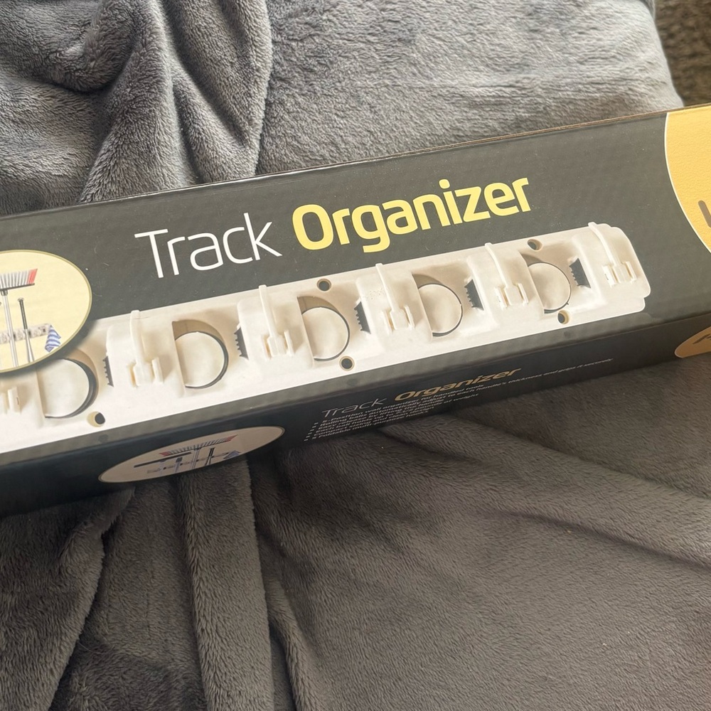 Track Organizer Wall Mount Storage Solution
